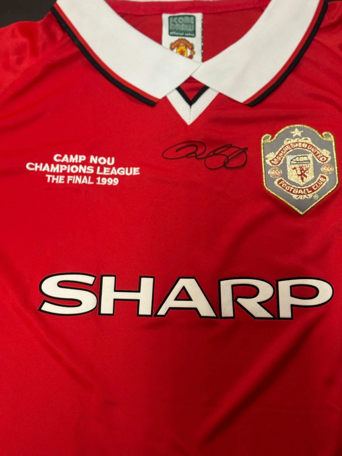 Manchester United 1999 Champions League Final Retro Jersey