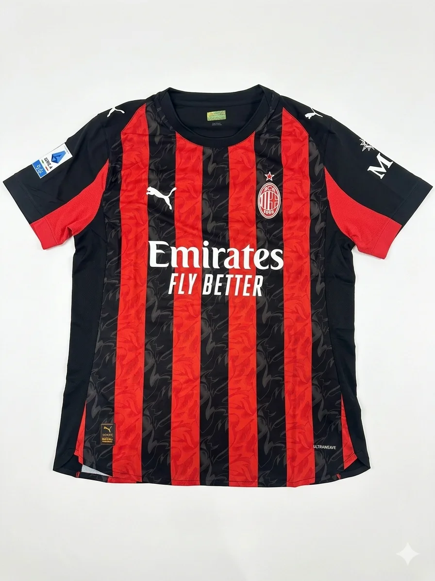 Luka Modrić Match Issue Signed AC Milan Jersey