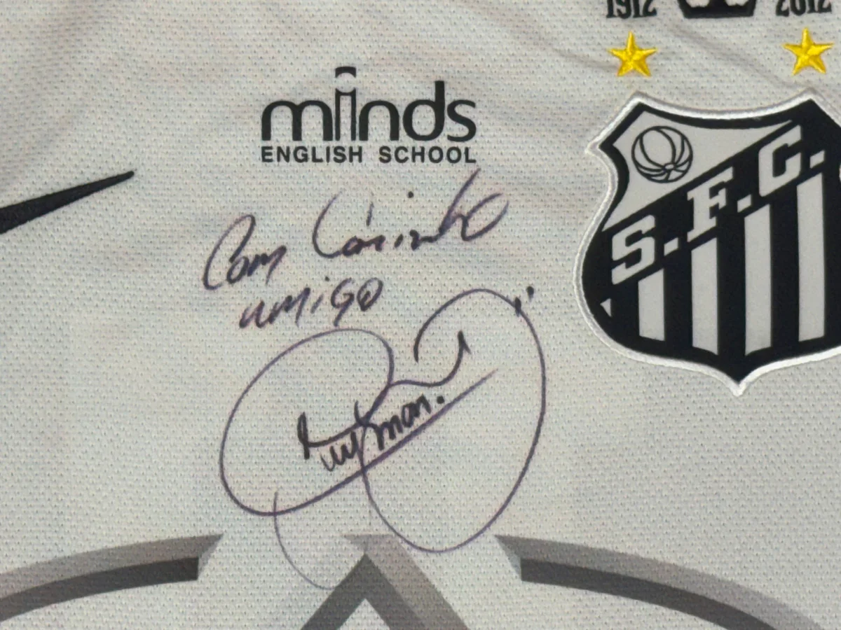 Neymar Jr. Signed and Inscribed Match Worn 2013 Santos F.C. Jersey