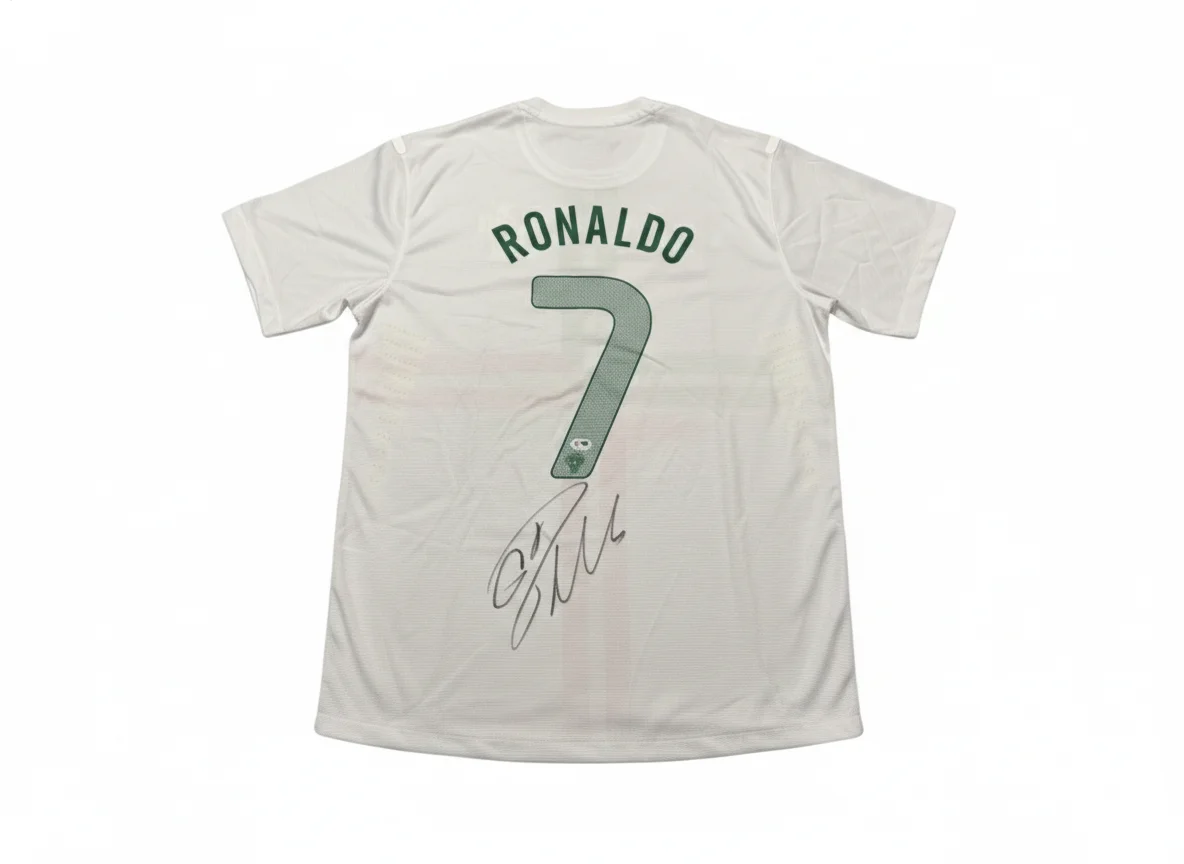 Cristiano Ronaldo Signed Player Issue Portugal Jersey