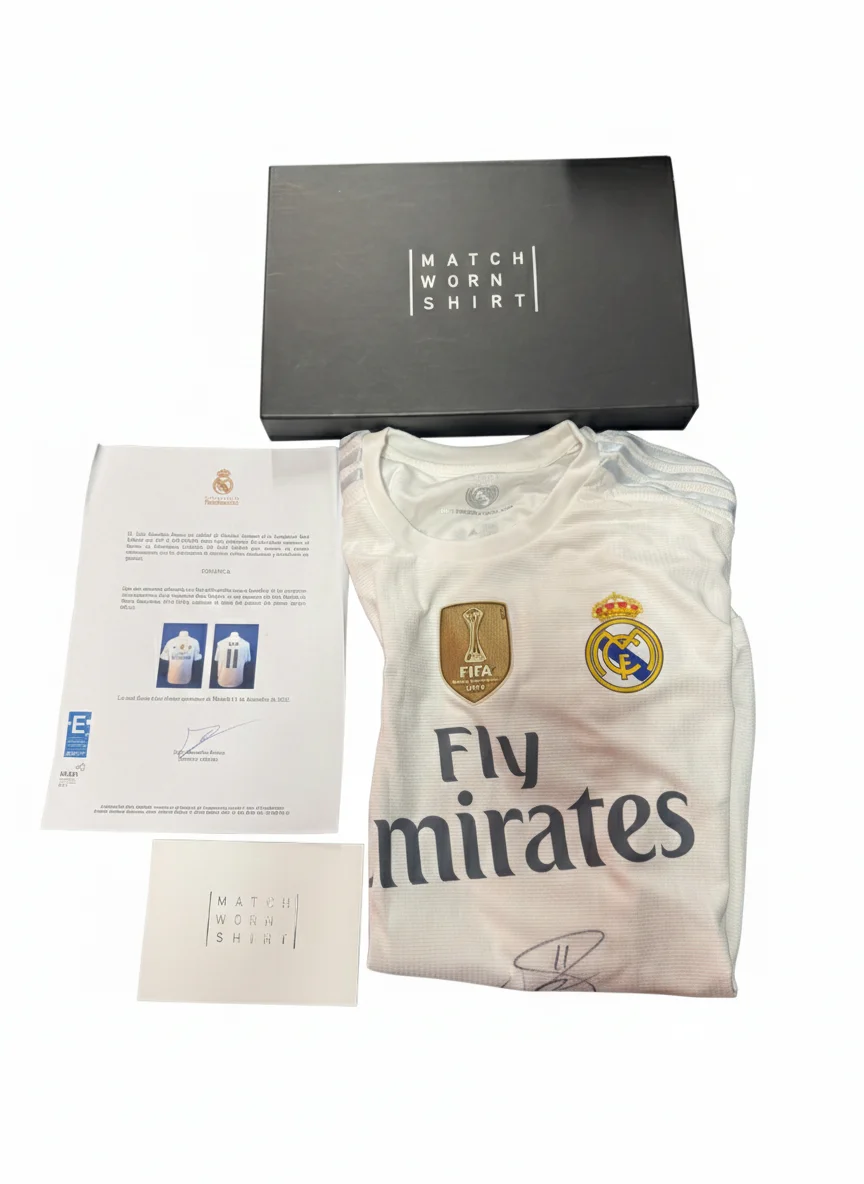 Gareth Bale Autographed 2015/16 Real Madrid Jersey