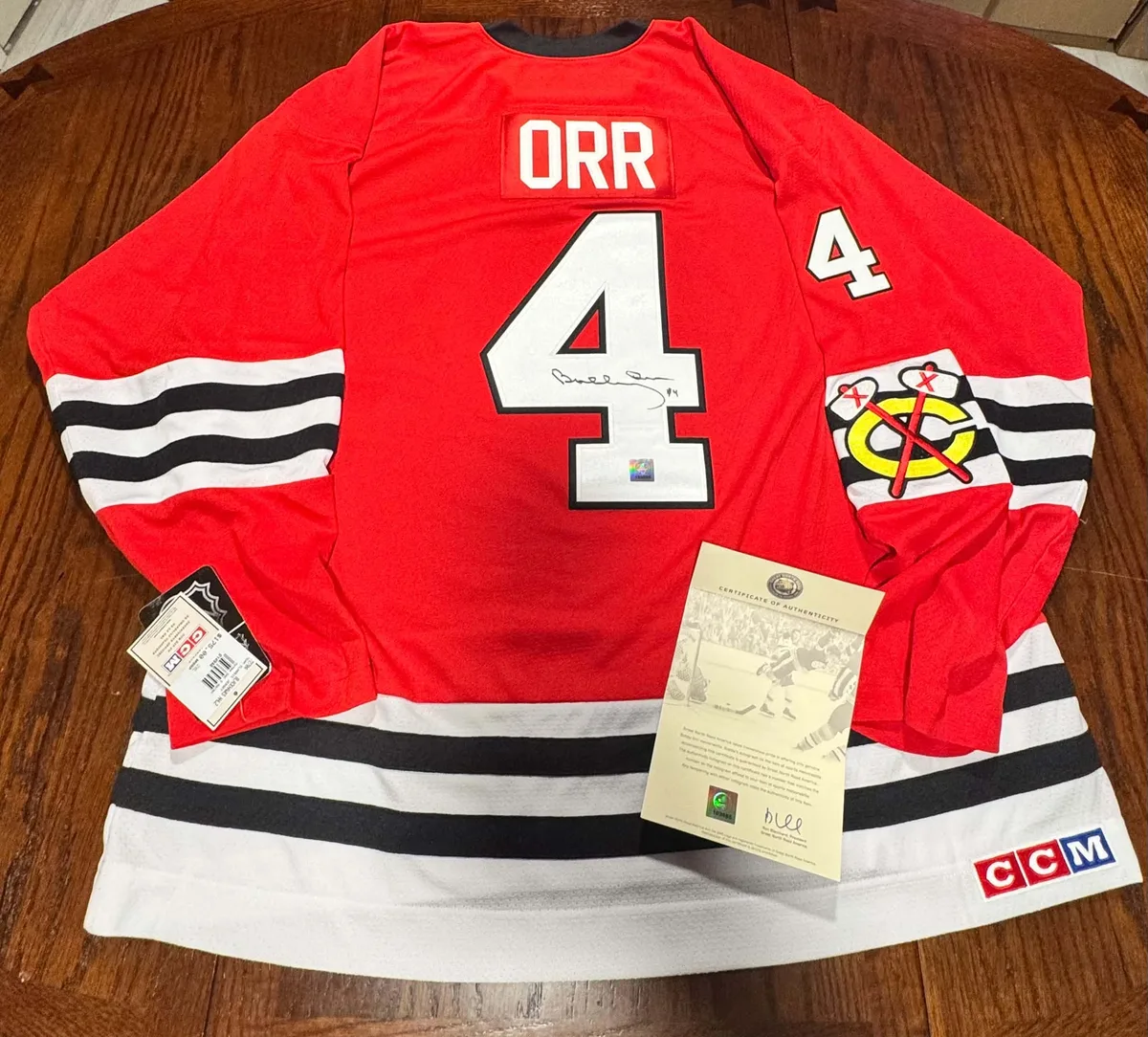 Bobby Orr CCM Team Classics Red Replica Jersey
