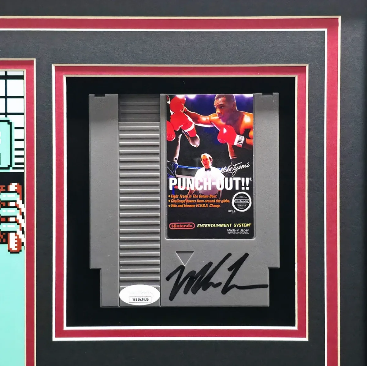 Mike Tyson Signed 11x14 Framed Photo and Cartridge with Nintendo Controller - JSA & BAS Authenticated