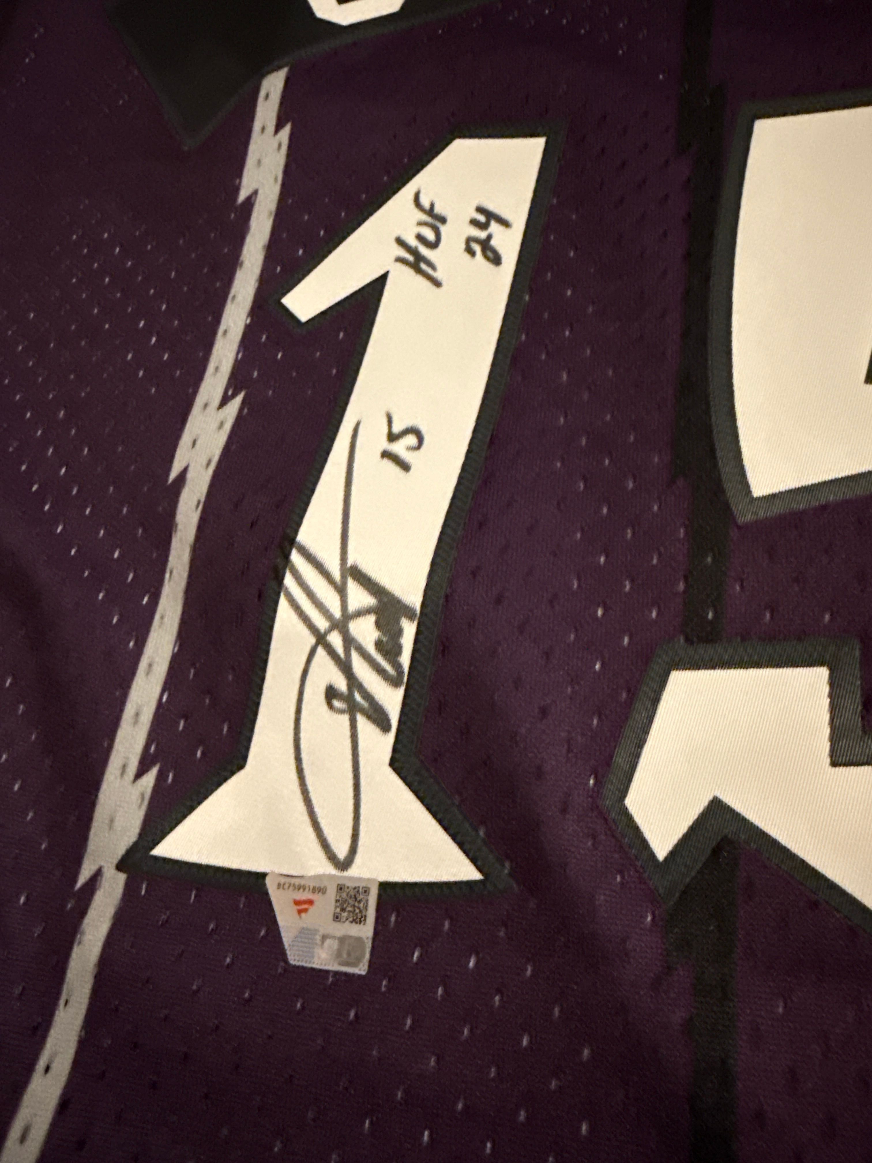 Vince Carter signed with inscription HOF photo 5