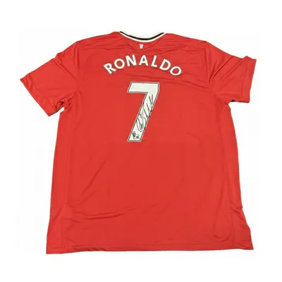 Cristiano Ronaldo Signed Manchester United Jersey – Red Home Kit (TCCA Certified)