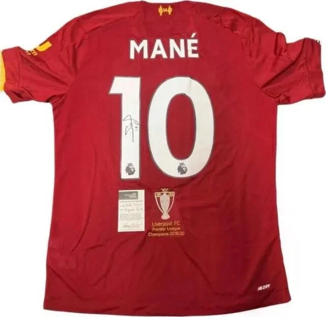 Sadio Mané Signed Liverpool FC 2019/20 Premier League Champions Jersey