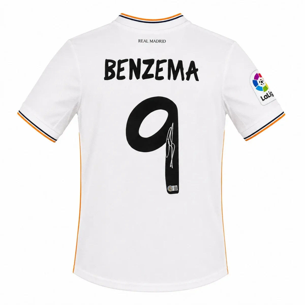 Karim Benzema Signed 2013/14 Real Madrid Player Issue Jersey