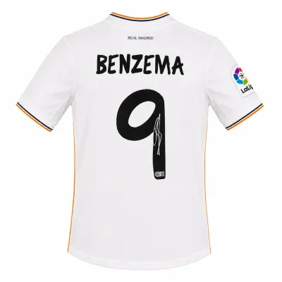 Karim Benzema Signed 2013/14 Real Madrid Player Issue Jersey