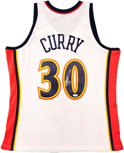 Stephen Curry Signed Golden State Warriors Mitchell & Ness Jersey - JSA Authenticated