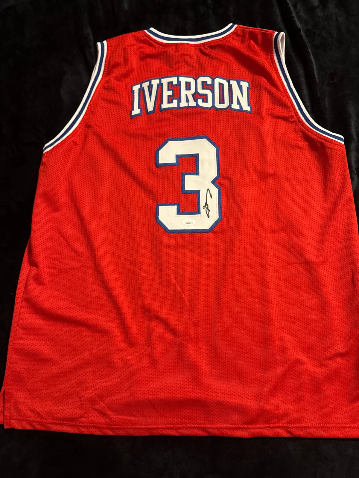 Allen Iverson signed jersey 