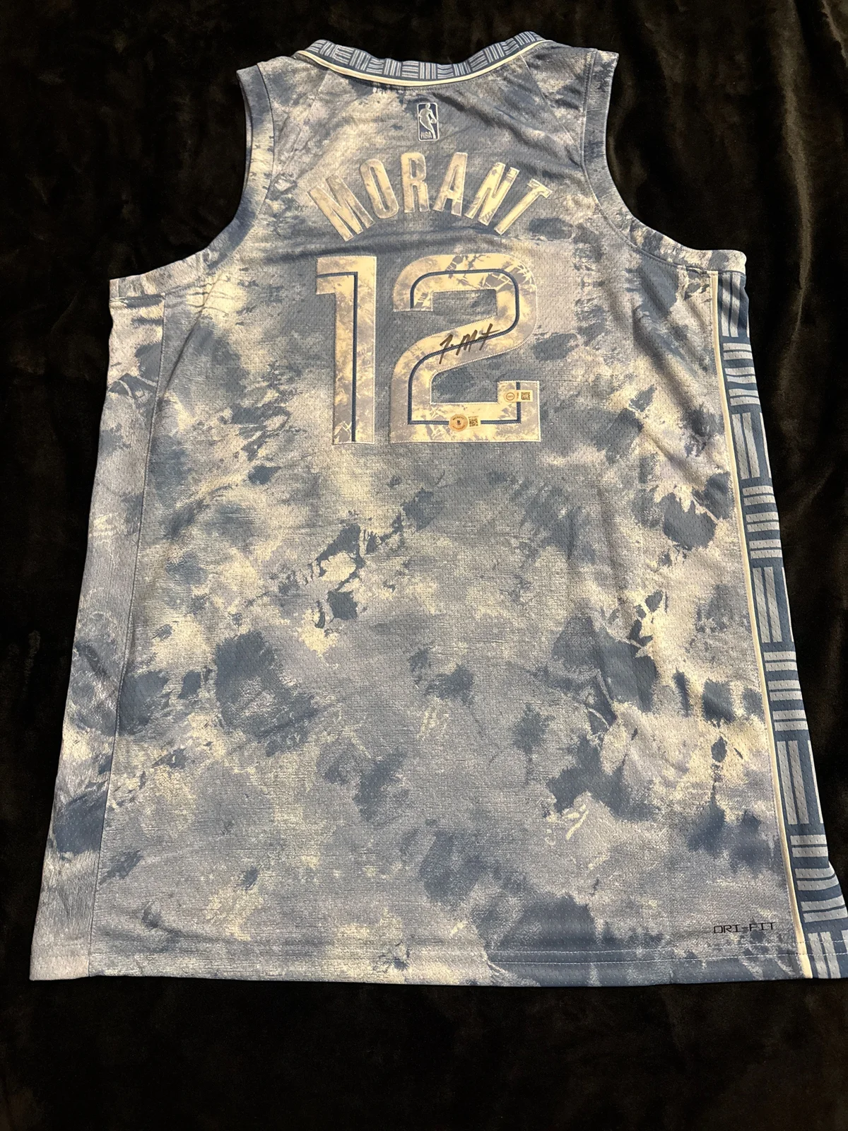 Ja Morant signed Nike jersey 