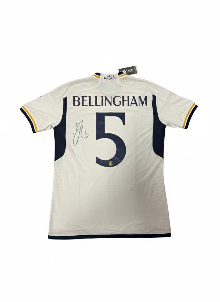 Jude Bellingham Signed Real Madrid Jersey – 2023/24 Player Issue Kit