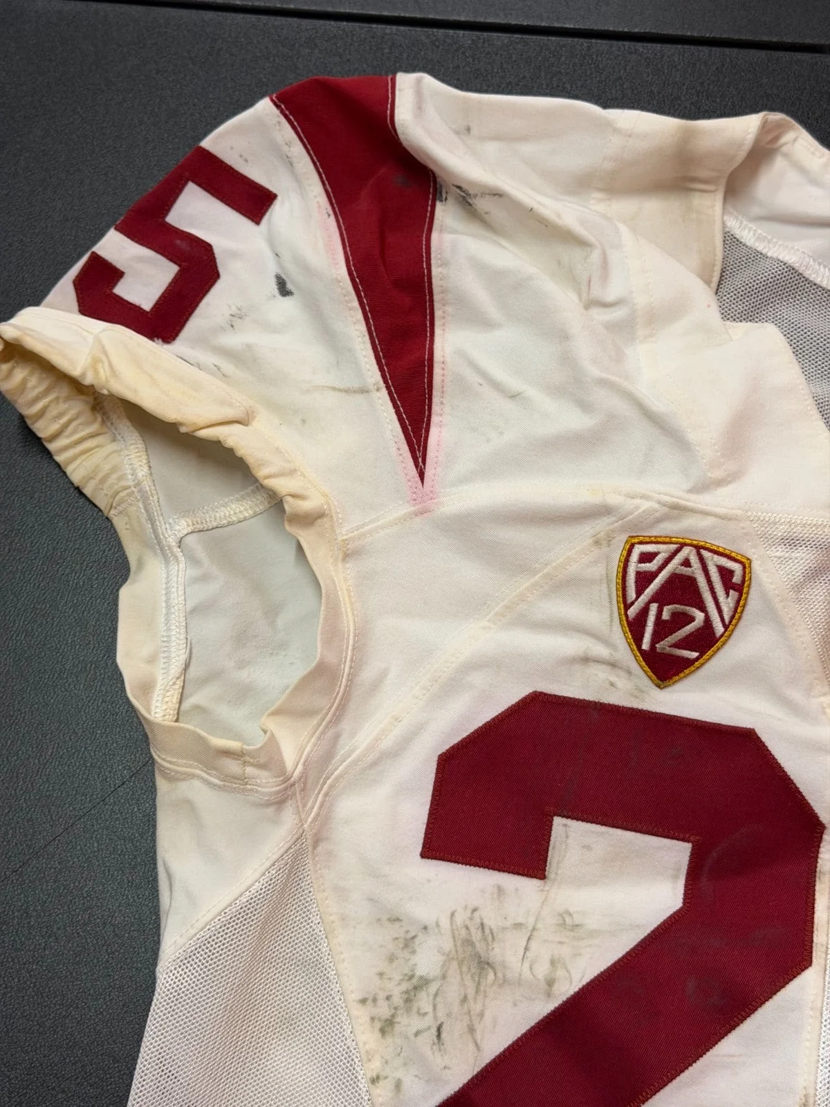 Ronald Jones II Game Worn USC Trojans Football Jersey #25