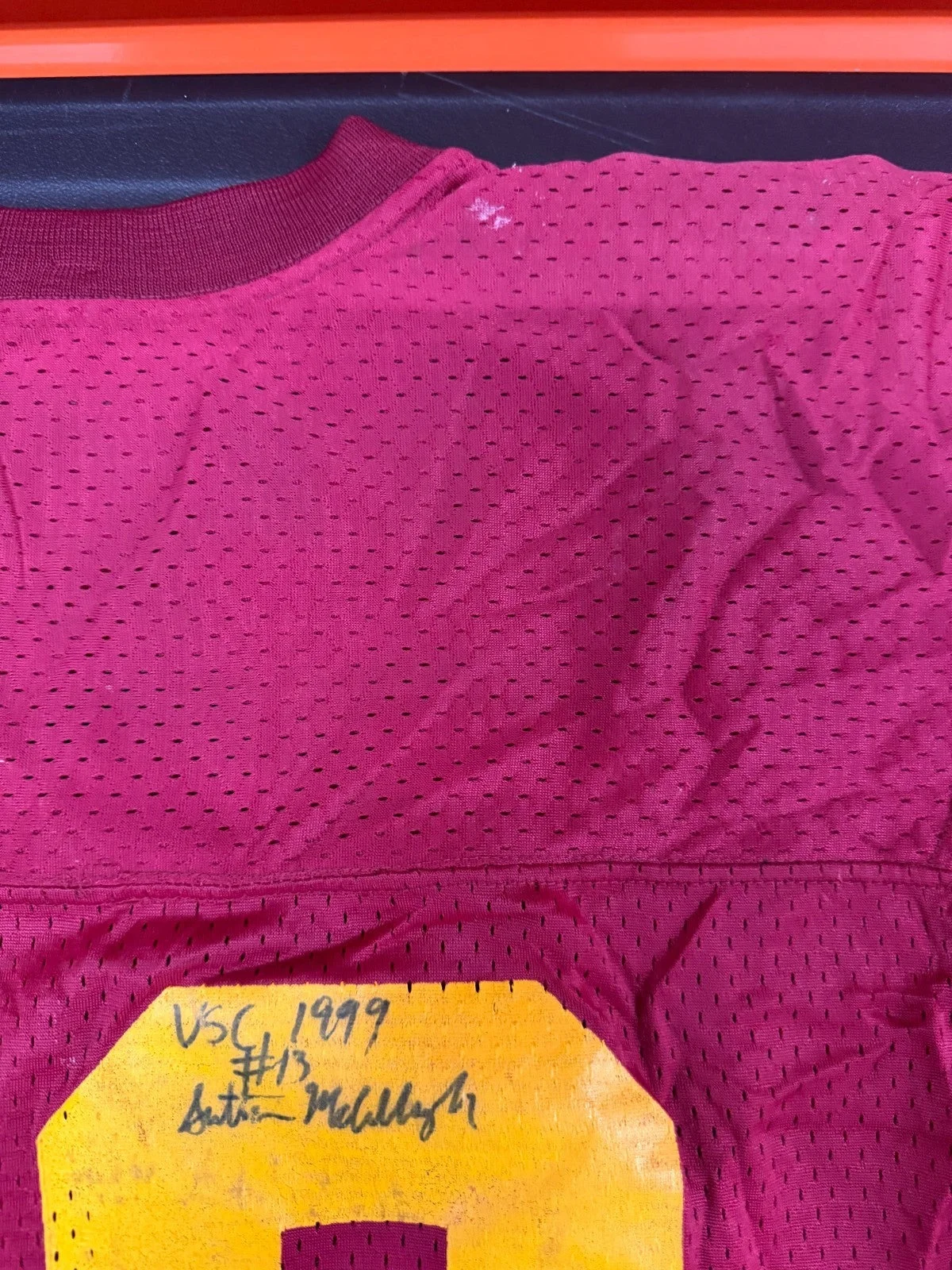 Sultan McCullough Signed & Inscribed Game Worn USC Trojans Jersey #13