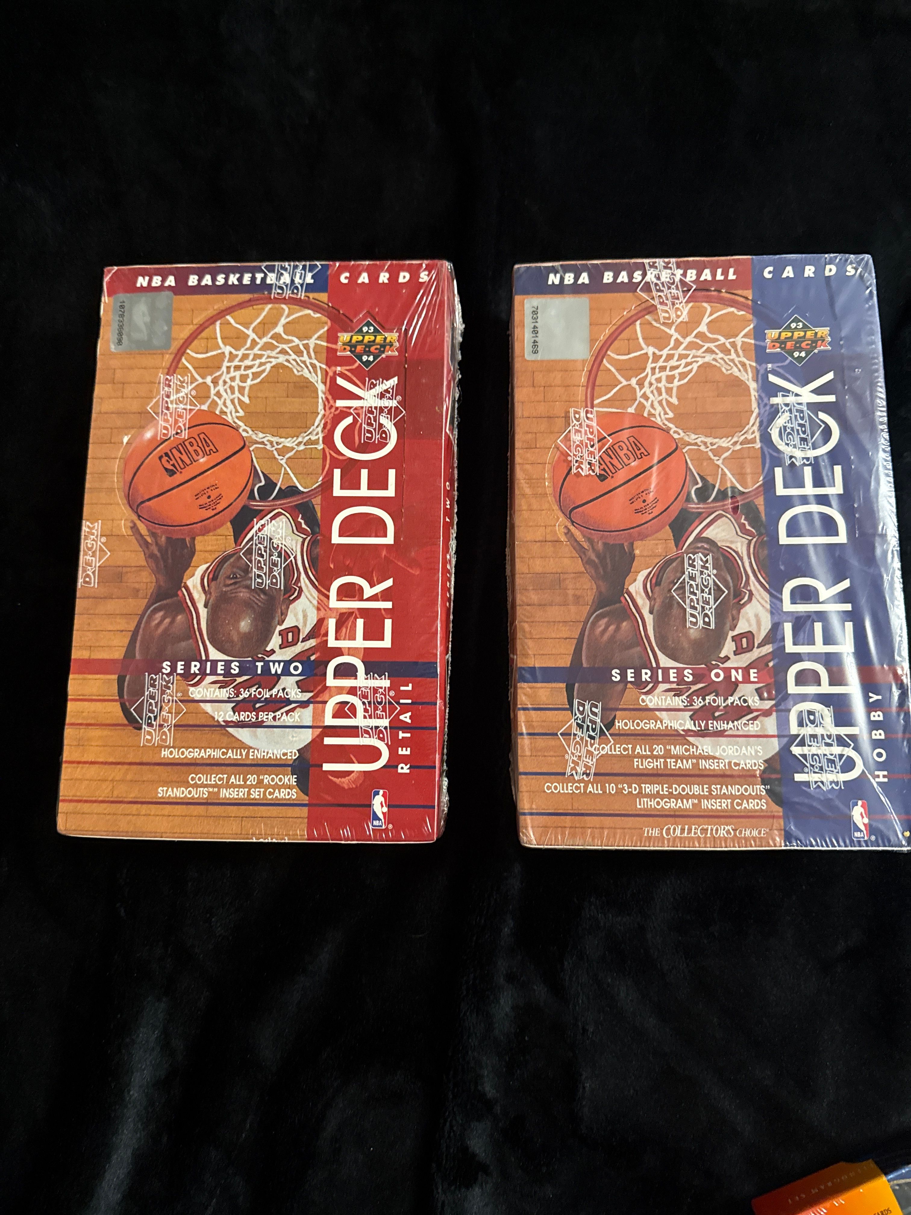 93-94 Upperdeck sealed boxes 