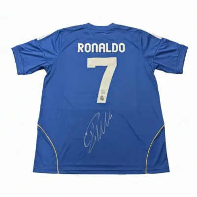 Cristiano Ronaldo Signed 2013/14 Real Madrid Away Jersey-PSA/DNA