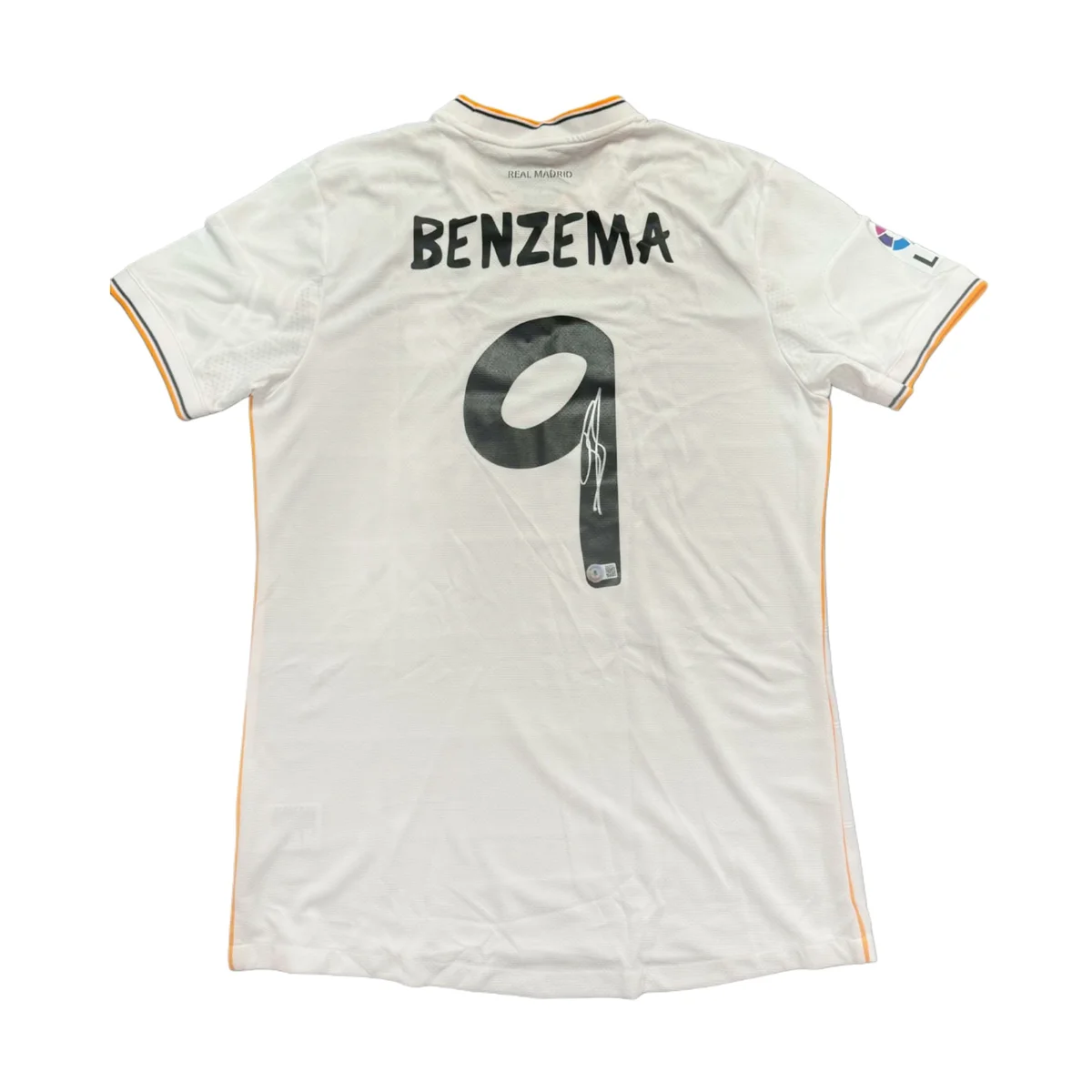Karim Benzema Signed 2013/14 Real Madrid Player Issue Jersey
