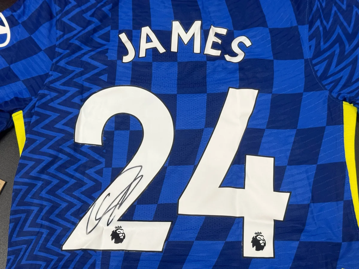 Reece James Signed Chelsea FC Home Jersey – 2021/22 Season