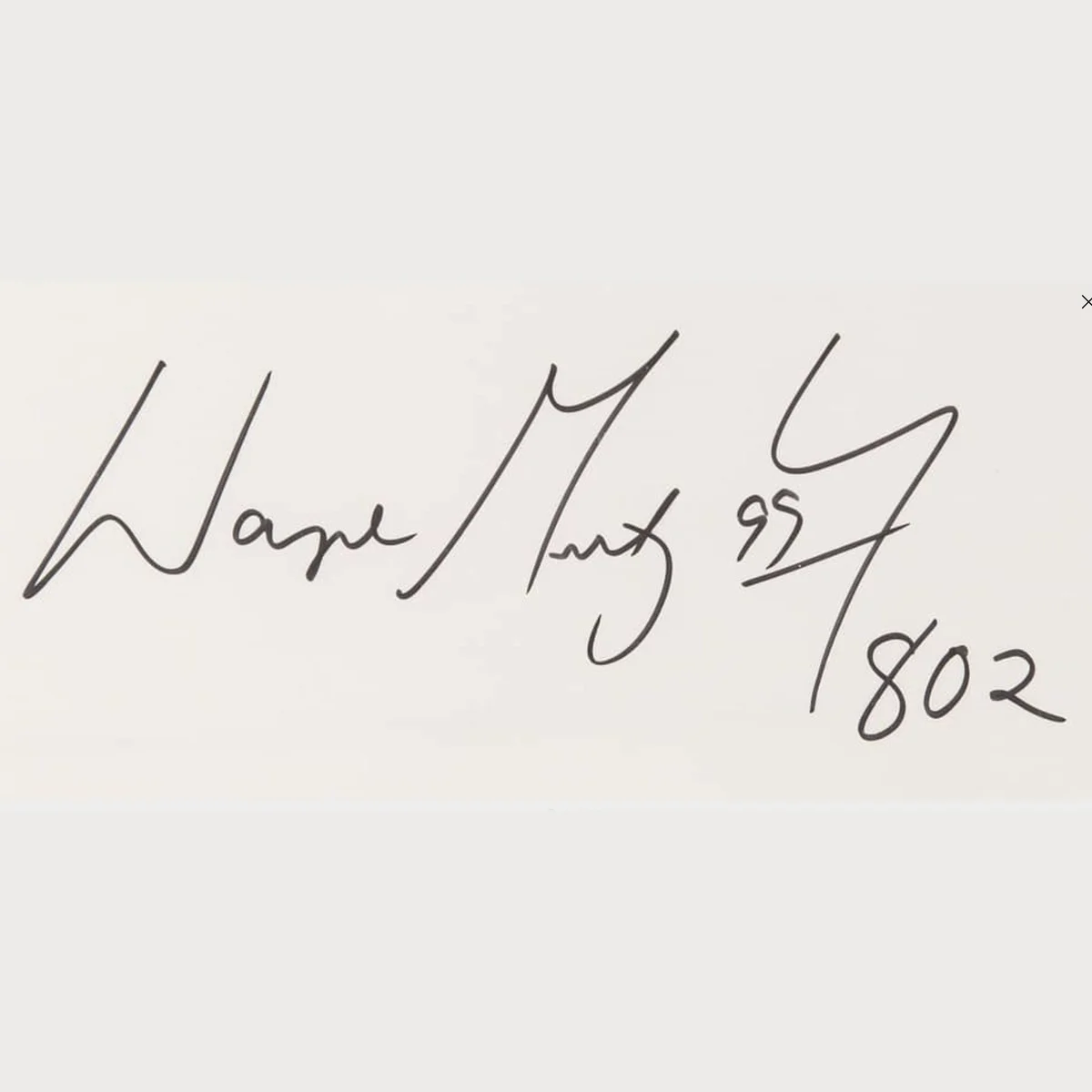 Wayne Gretzky Signed, Inscribed, Framed Photograph (#290/802) 24x20 - Upper Deck