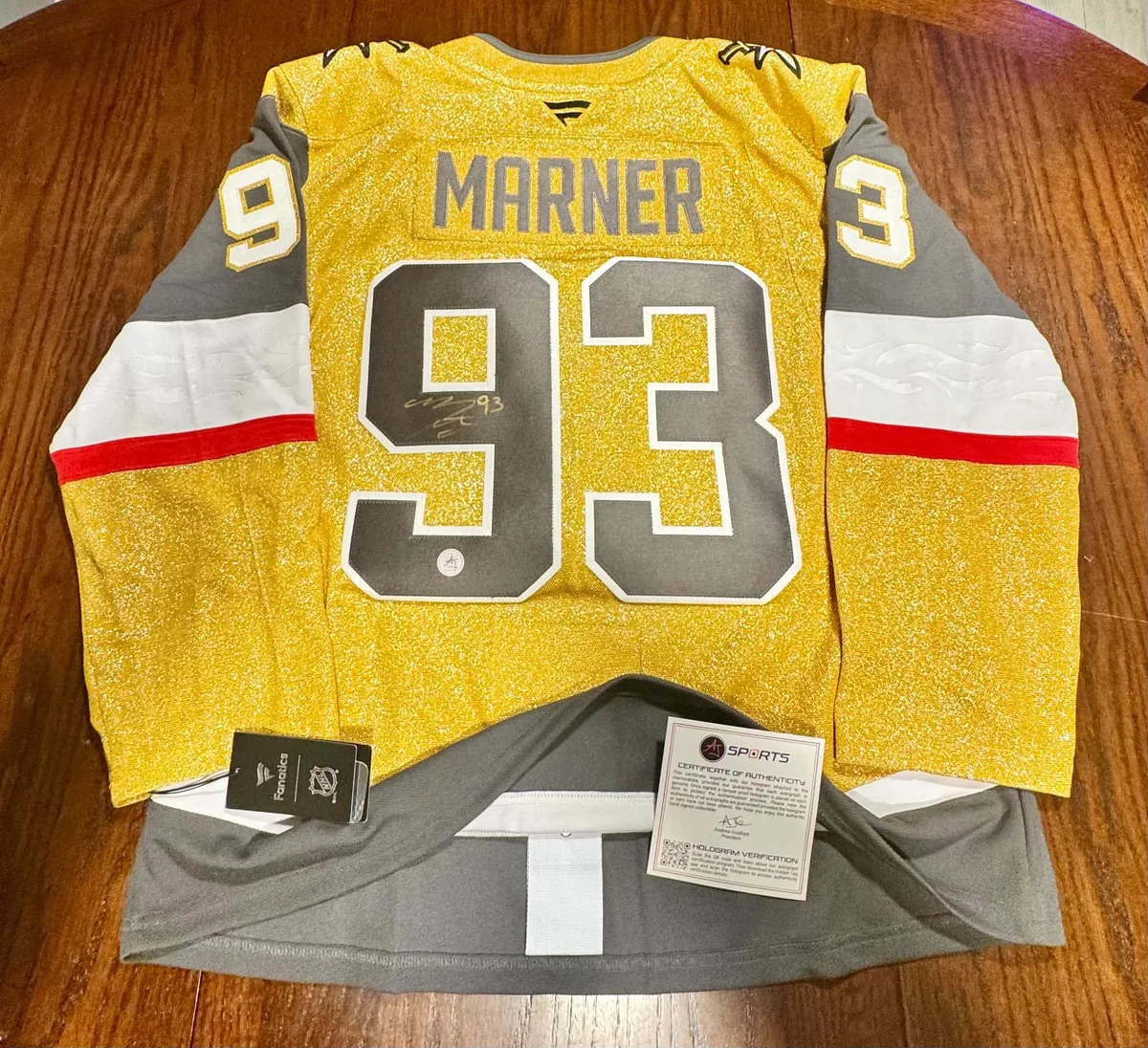 MItch Marner Gold Fanatics Premium Pro Jersey photo 2