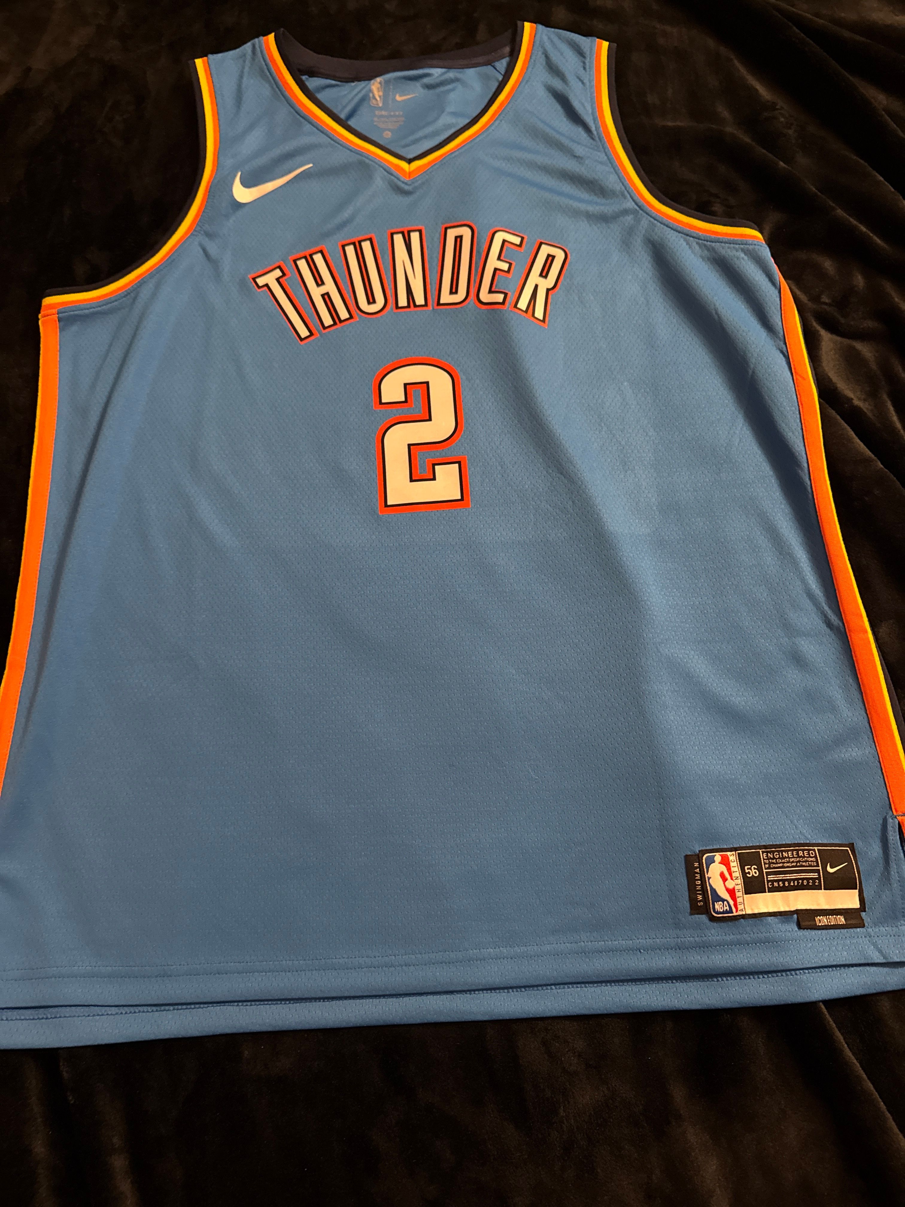 shai gilgeous-alexander Signed finals jersey  photo 3