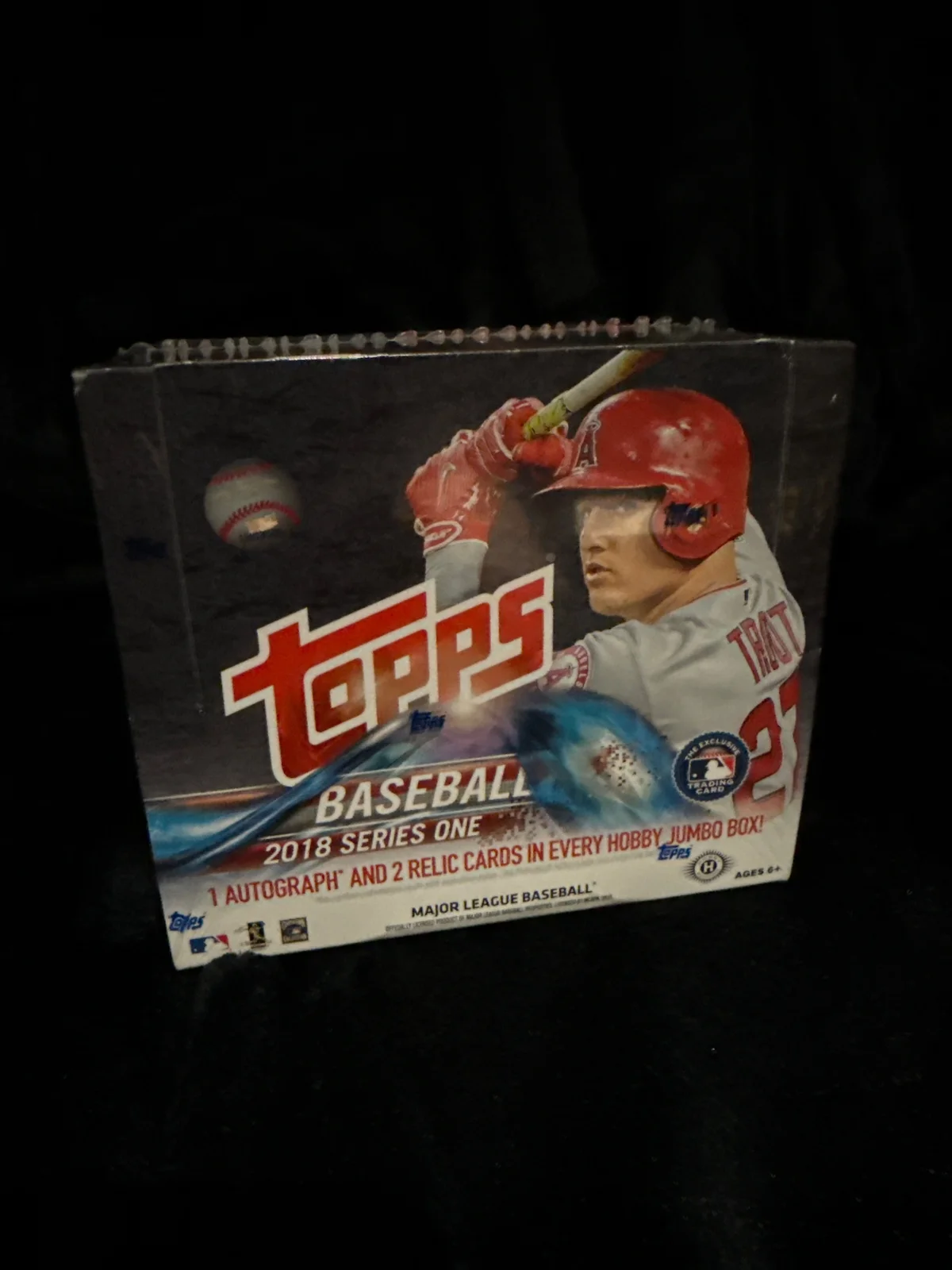 2018 Topps series one sealed box hobby jumbo box photo 2