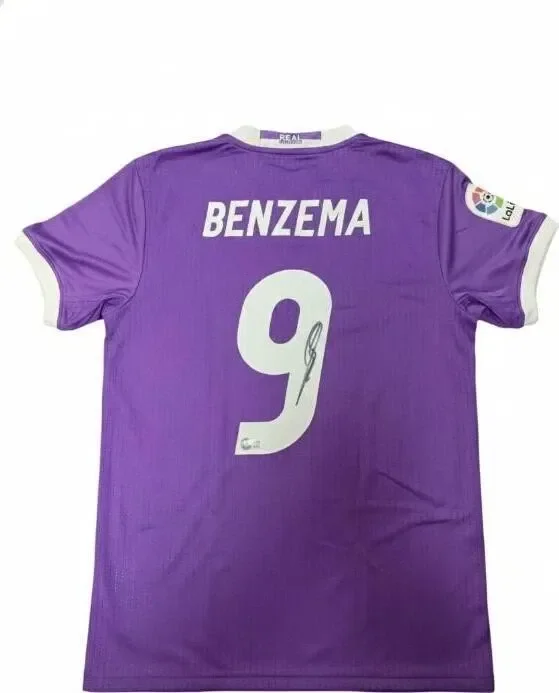 Karim Benzema Signed 2016/17 Real Madrid Away Jersey
