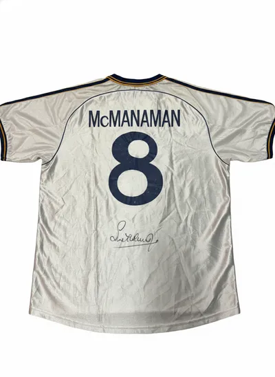 Steve McManaman Signed Real Madrid #8 Jersey