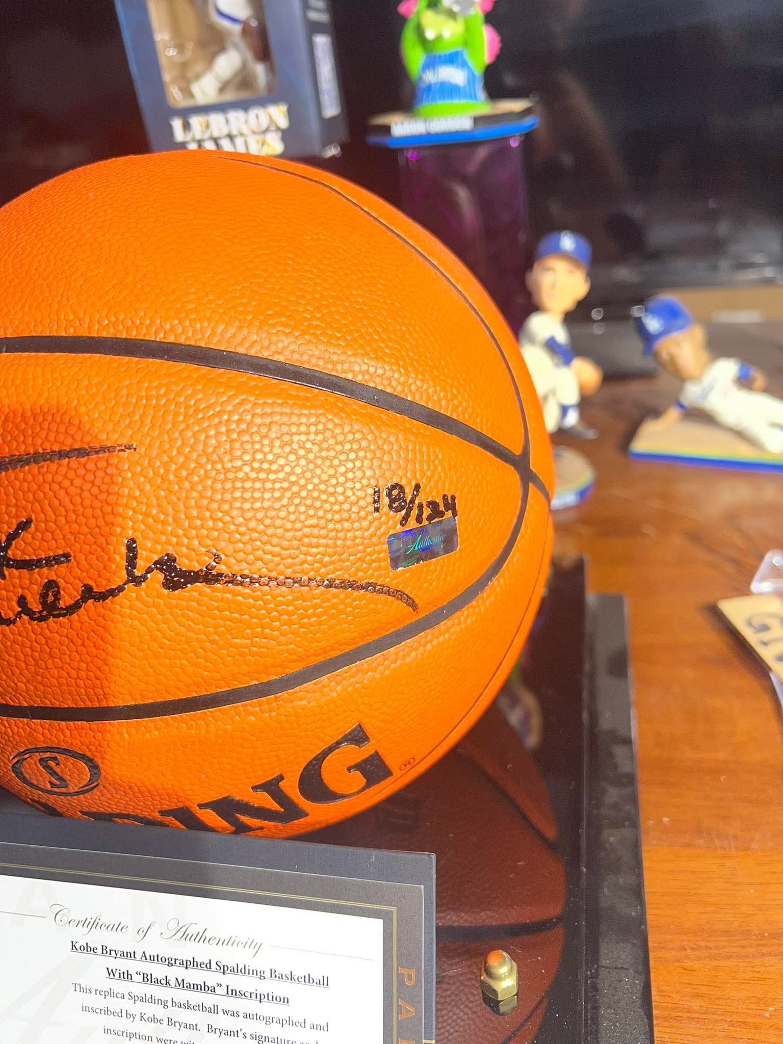 Kobe Bryant signed with inscription