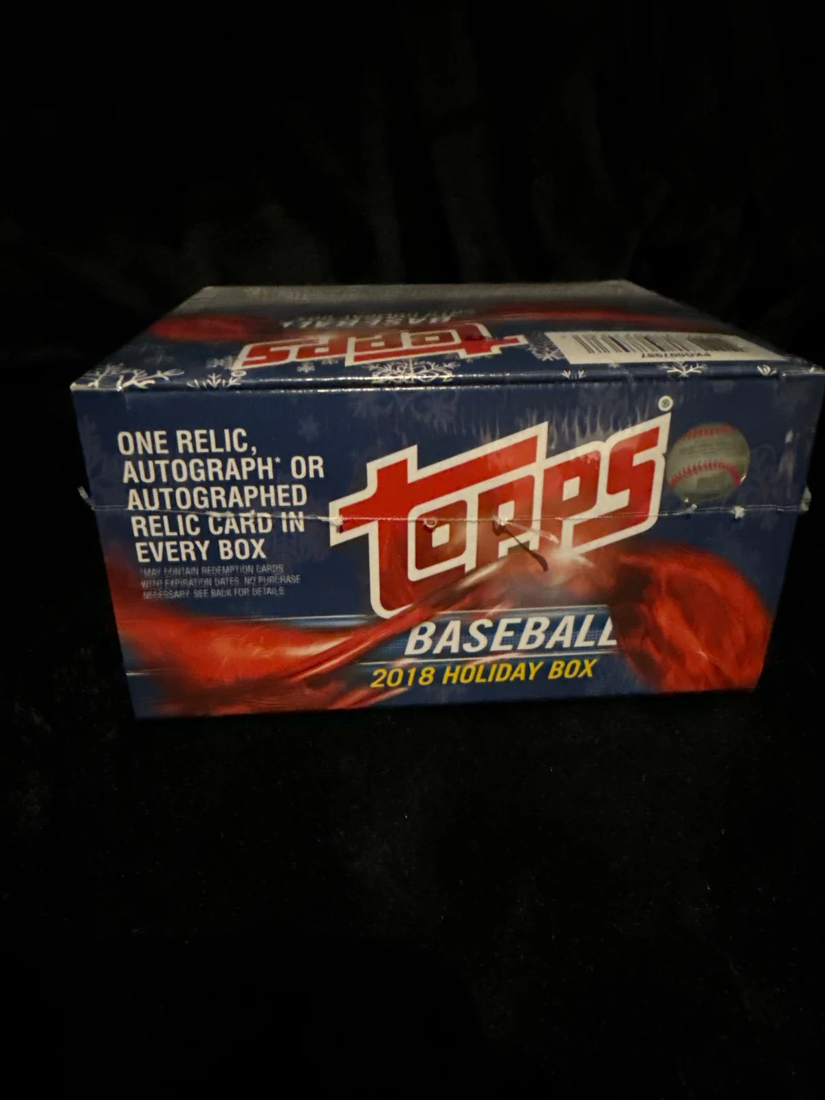 2018 Topps baseball holiday box  photo 3