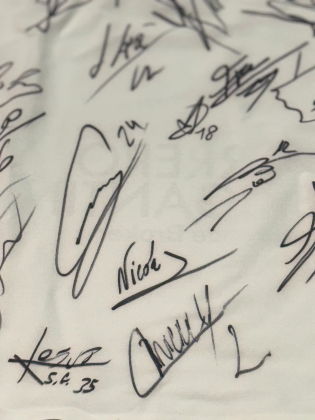 Valencia CF 2022/23 Squad Signed Jersey