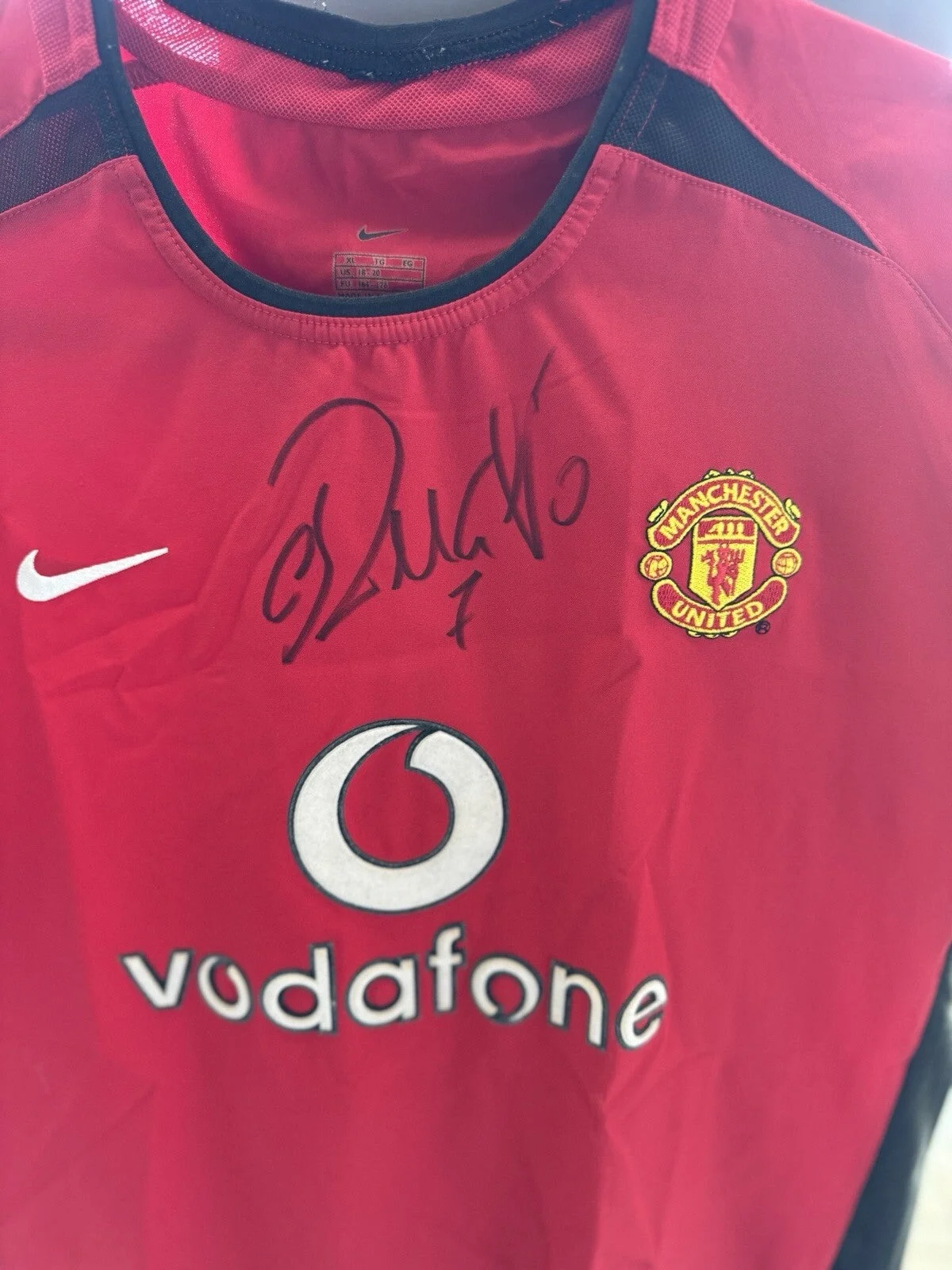 Cristiano Ronaldo Signed Manchester United Stadium Authentic Home Jersey