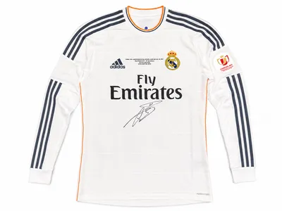 Gareth Bale Signed 2013/14 Copa Del Rey Final Real Madrid Player Issue Kit
