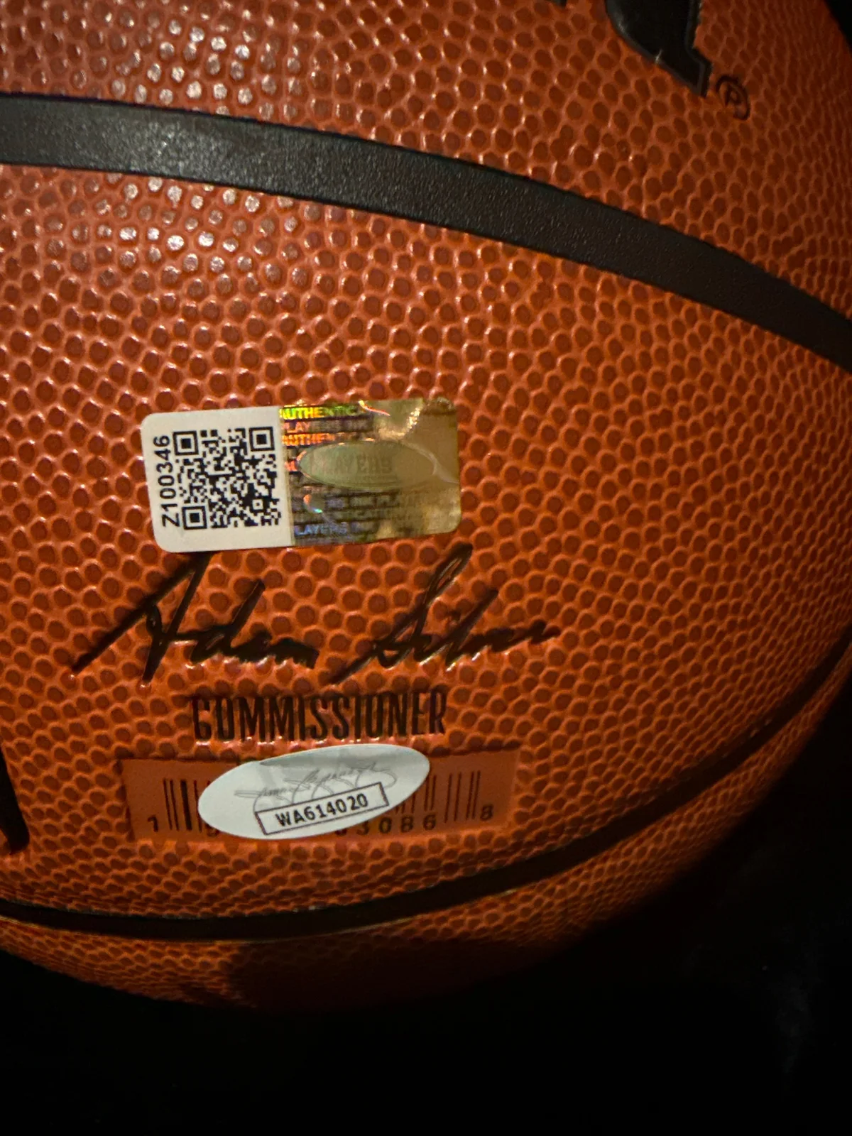 Dennis Rodman signed basketball  photo 3