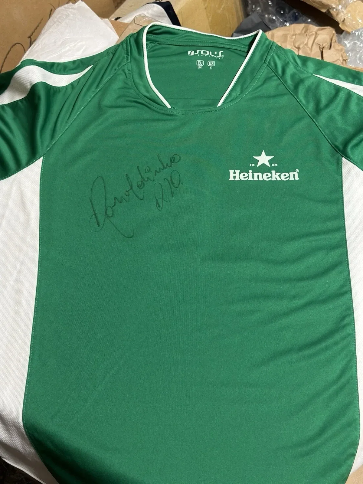 Ronaldinho Signed Limited Edition Heineken Jersey – 1 of Only 50