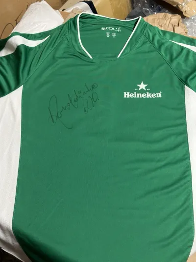 Ronaldinho Signed Limited Edition Heineken Jersey – 1 of Only 50