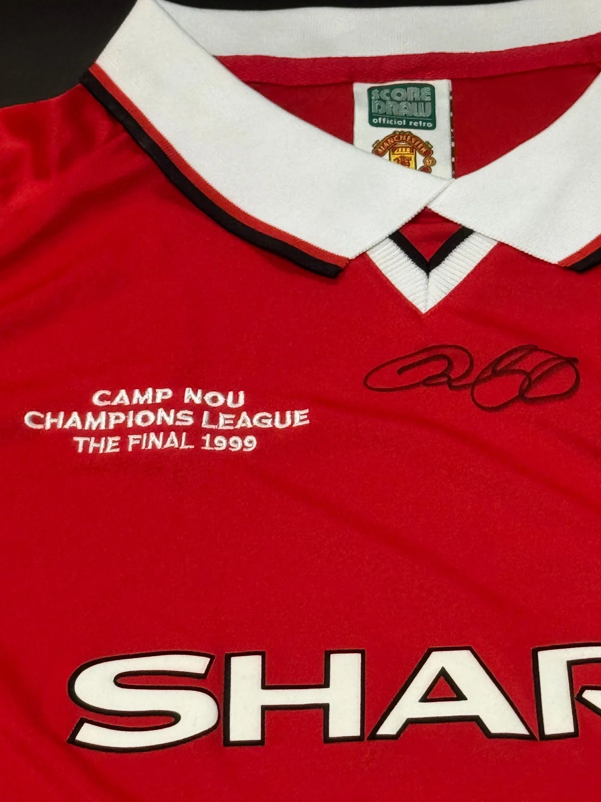 Manchester United 1999 Champions League Final Retro Jersey