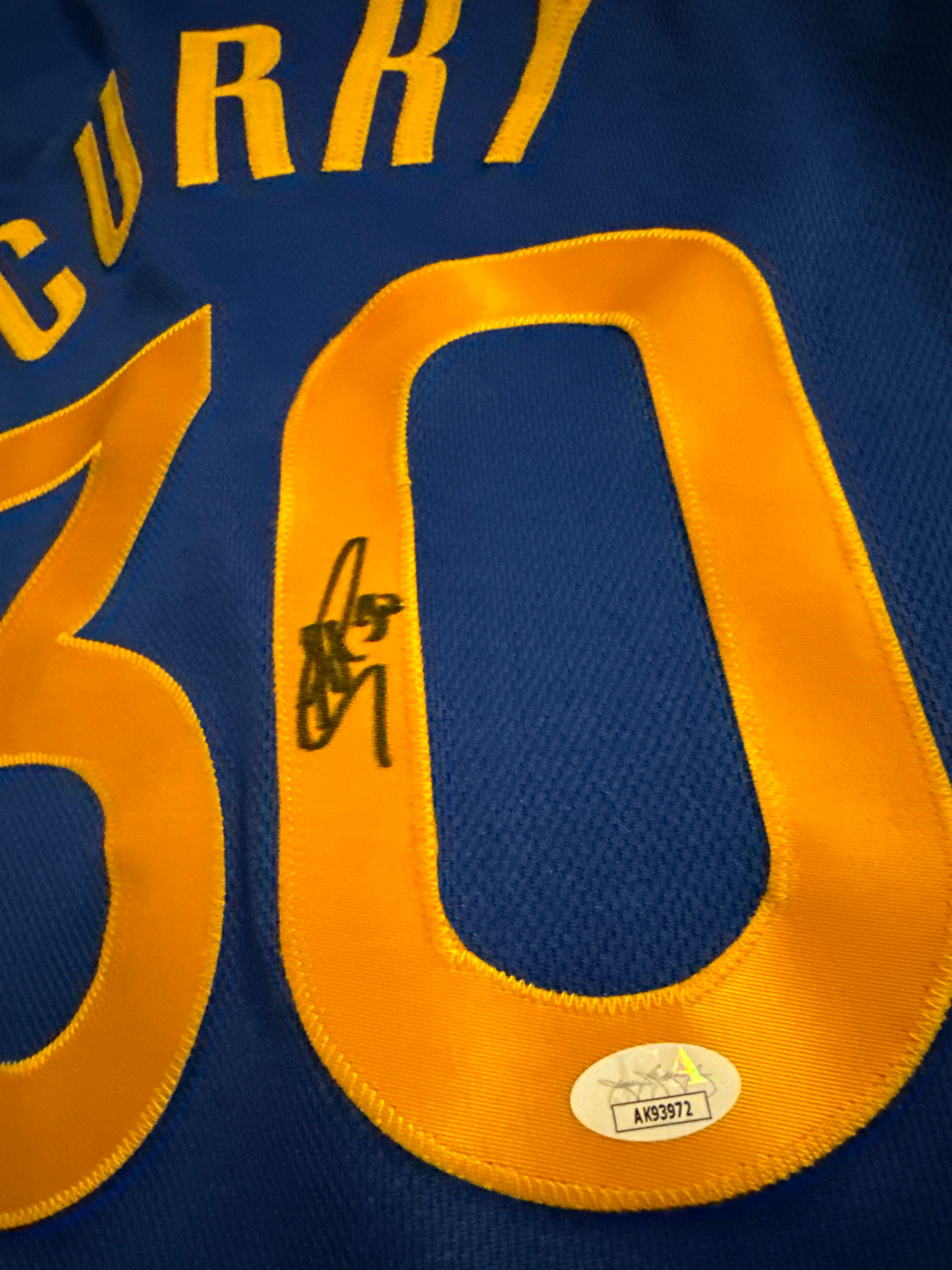 Stephen Curry signed jersey  photo 3