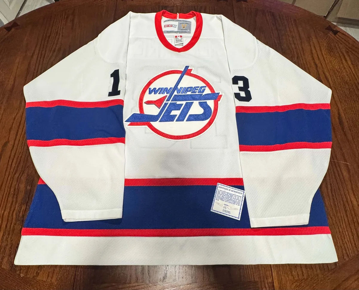 Teemu Selanne CCM Vintage White Replica Jersey photo 2