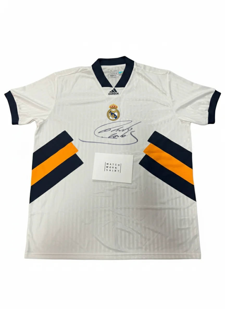 Roberto Carlos Signed Real Madrid Jersey