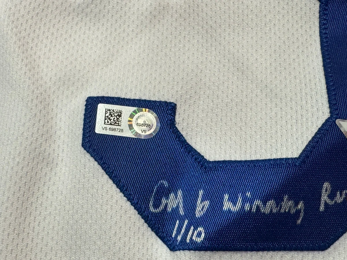 Mookie Betts Signed & Inscribed 2020 Dodgers World Series Jersey – LE #1 of 10