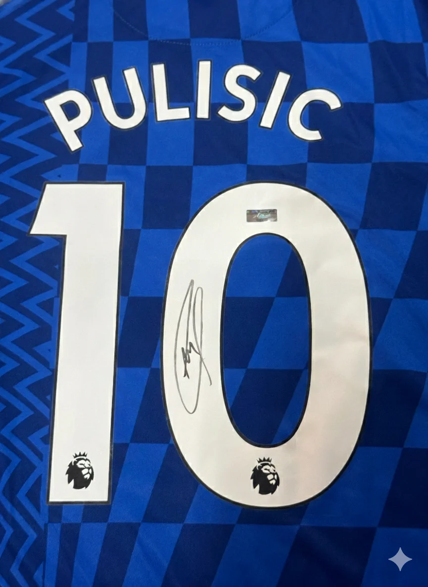 Christian Pulisic Autographed 2021/22 Chelsea Jersey – Panini Certified