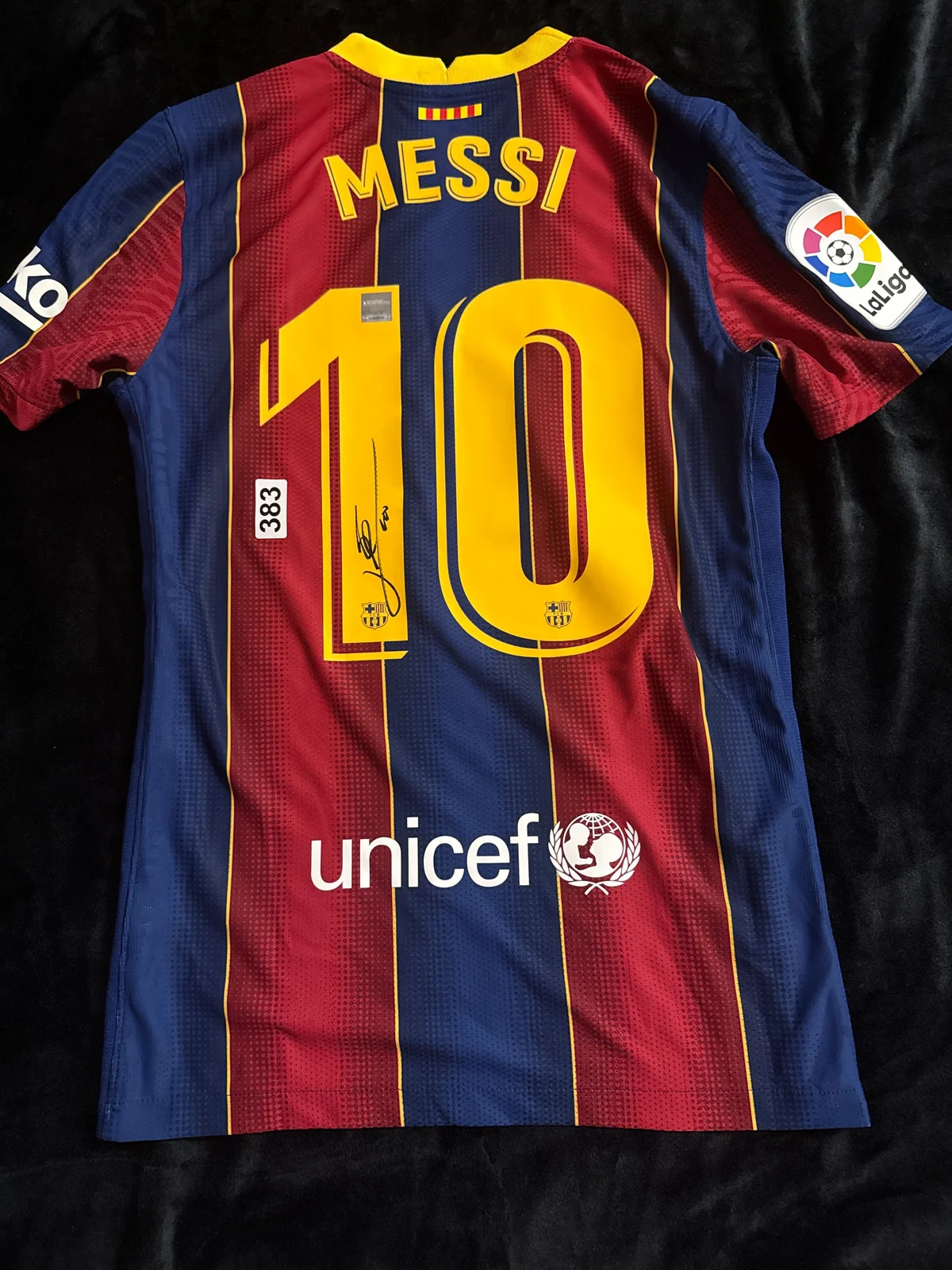 2020-2021 Lionel Messi signed FC Barcelona jersey  photo 2
