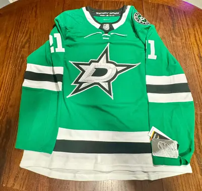 Jason Robertson Inscribed Green Adidas Pro Jersey