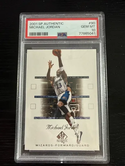 2001 SP authentic Michael Jordan 