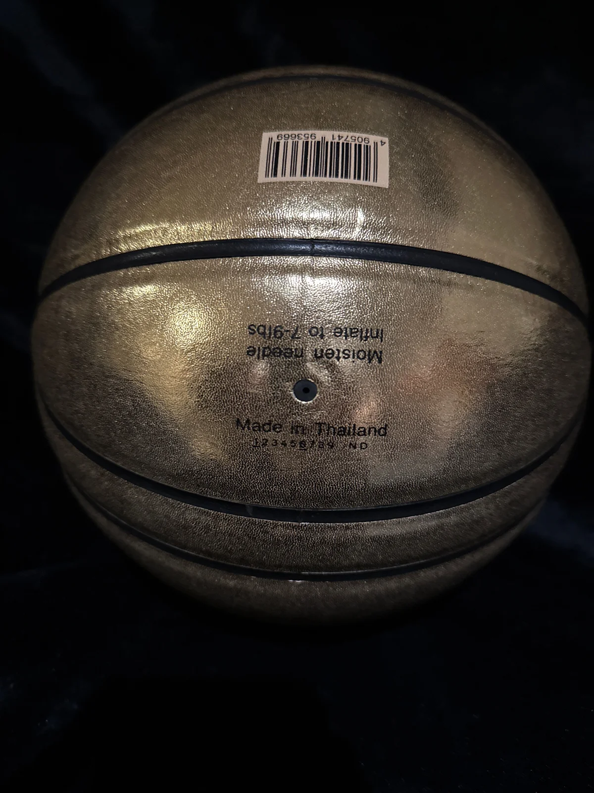 Michael Jordan signed Milton gold basketball  photo 4