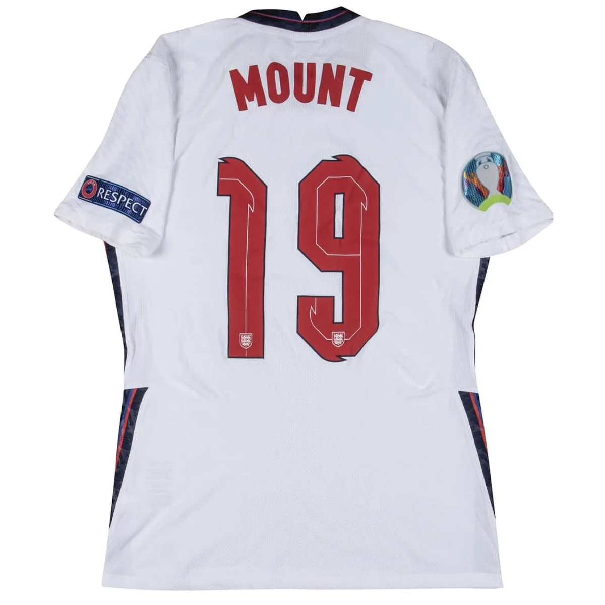 Mason Mount Team-Issued White England National Team EURO 2020 Jersey vs. Croatia – MEARS Authenticated