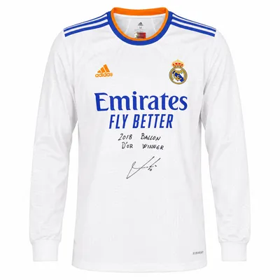 Luka Modrić Signed Real Madrid Jersey W/ “2018 Ballon d’Or Winner” Inscription