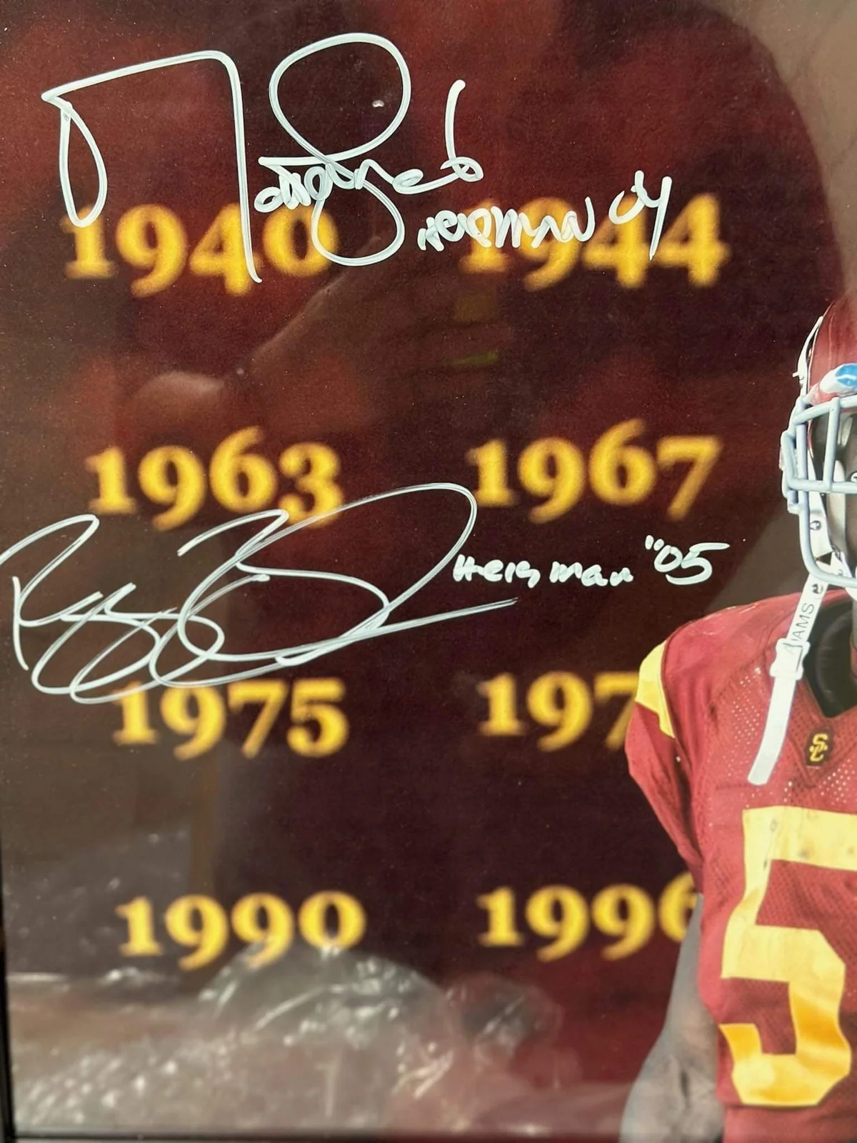 Matt Leinart & Reggie Bush Dual-Signed 16x20 USC Trojans Photo