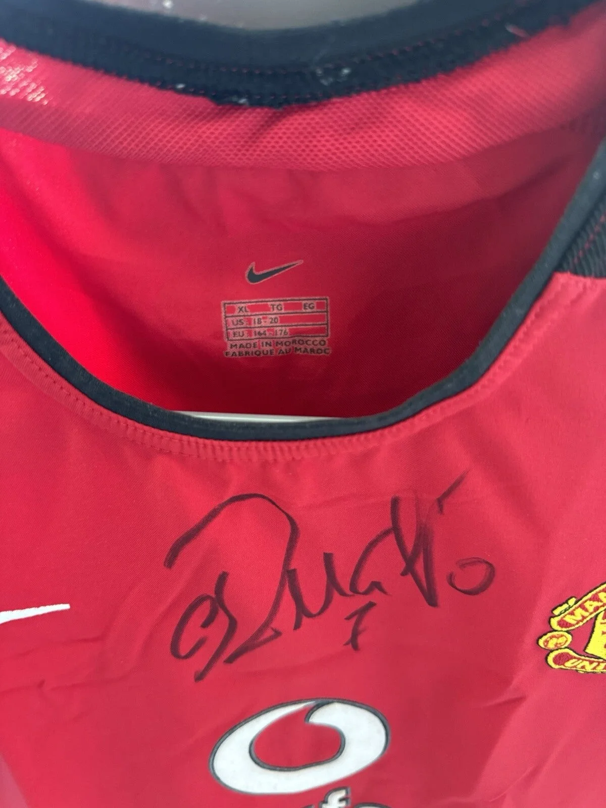 Cristiano Ronaldo Signed Manchester United Stadium Authentic Home Jersey